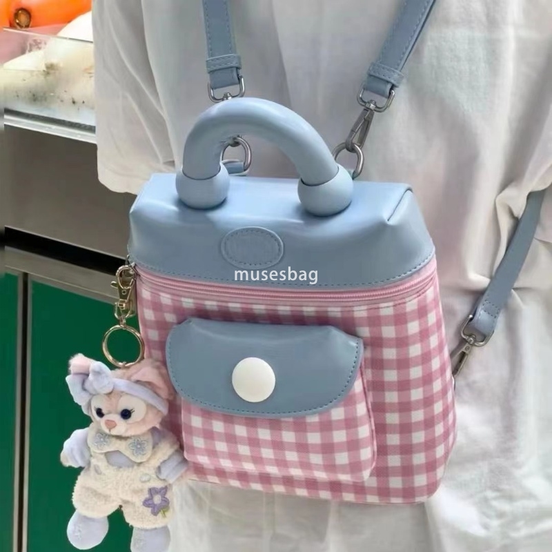 High Beauty Women's High Quality niche Macaron color series minimalist backpack new high beauty sweet style light luxury leisure commuting handba