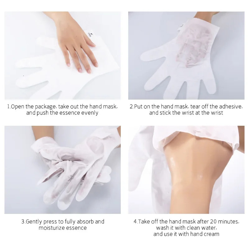 sheep milk hand mask gloves 1/2/3 pairs for exfoliation hand patch skin care prevention and hand care 240702