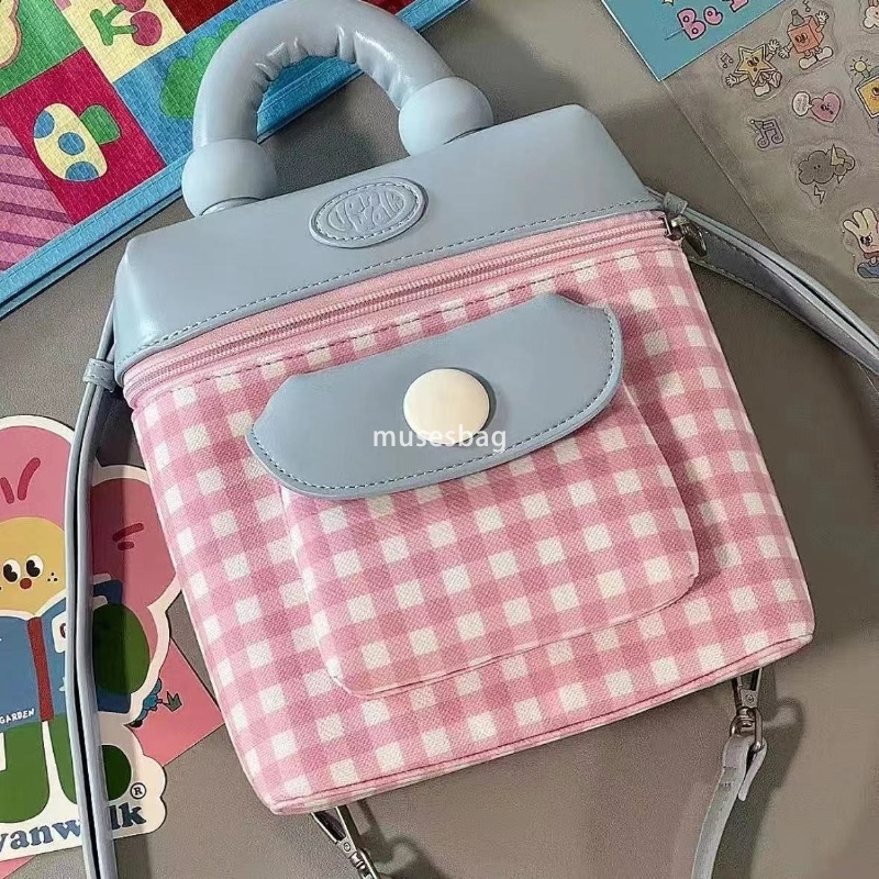 High Beauty Women's High Quality niche Macaron color series minimalist backpack new high beauty sweet style light luxury leisure commuting handba