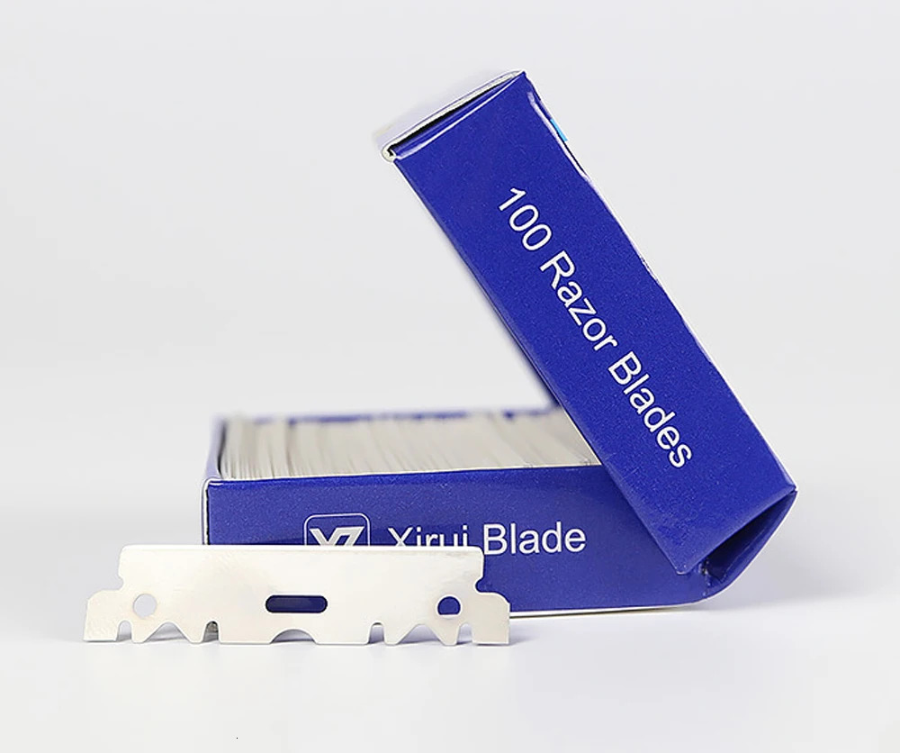 30/50/100 pieces of single sided stainless steel mens shaver blades manual shaver blades hair cutting tools 240703
