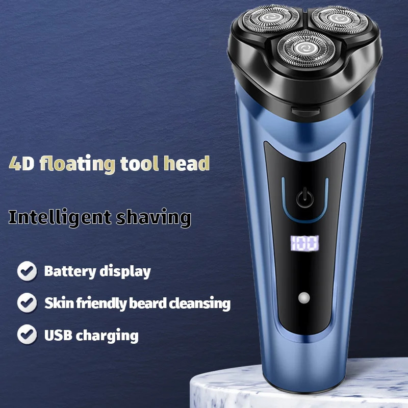Mens shaver USB electric shaver electric shaver charging waterproof 240703