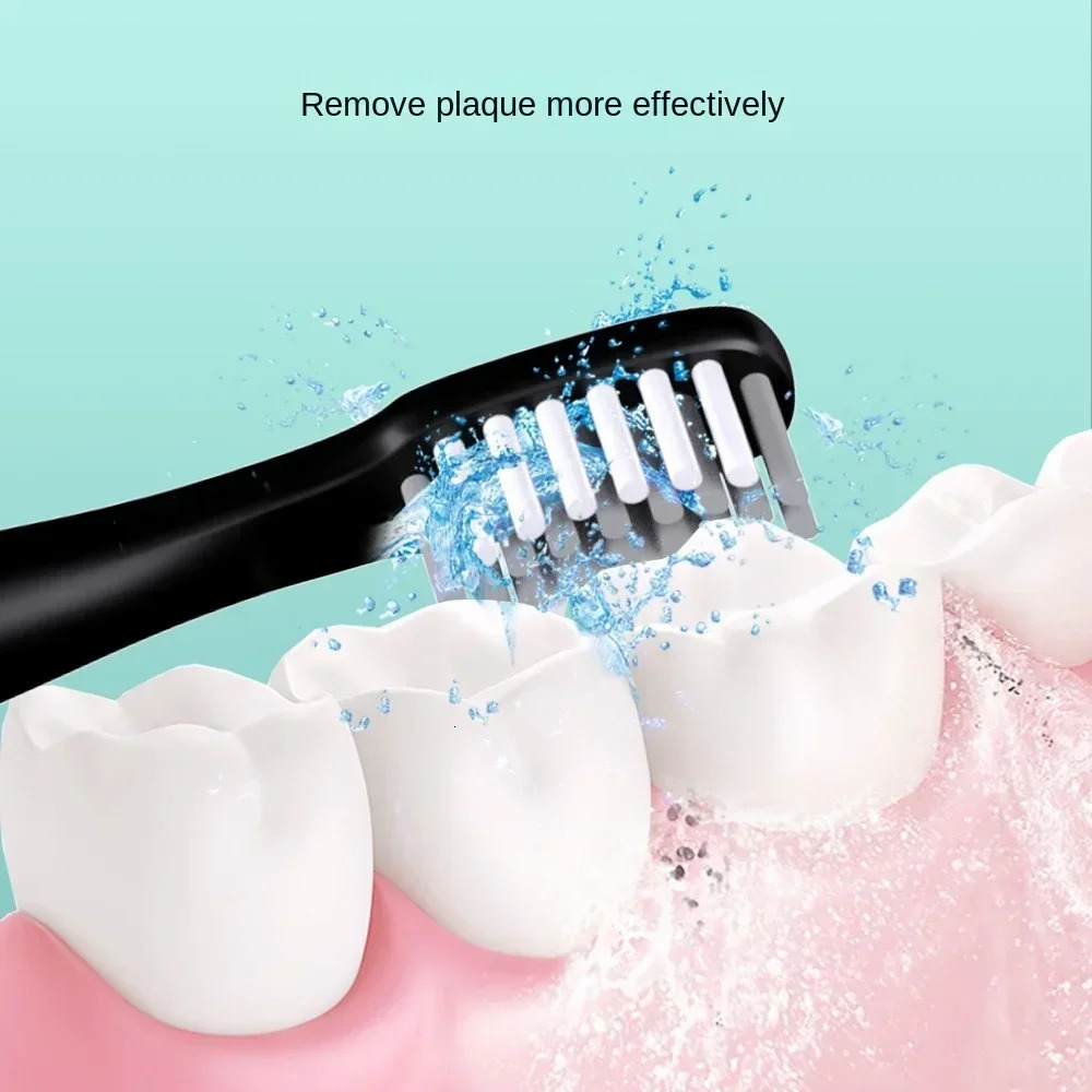 Electric toothbrush with fine fork sound wave toothbrush hollow cup motor household travel toothbrush IPX7 waterproof electric brush 240702