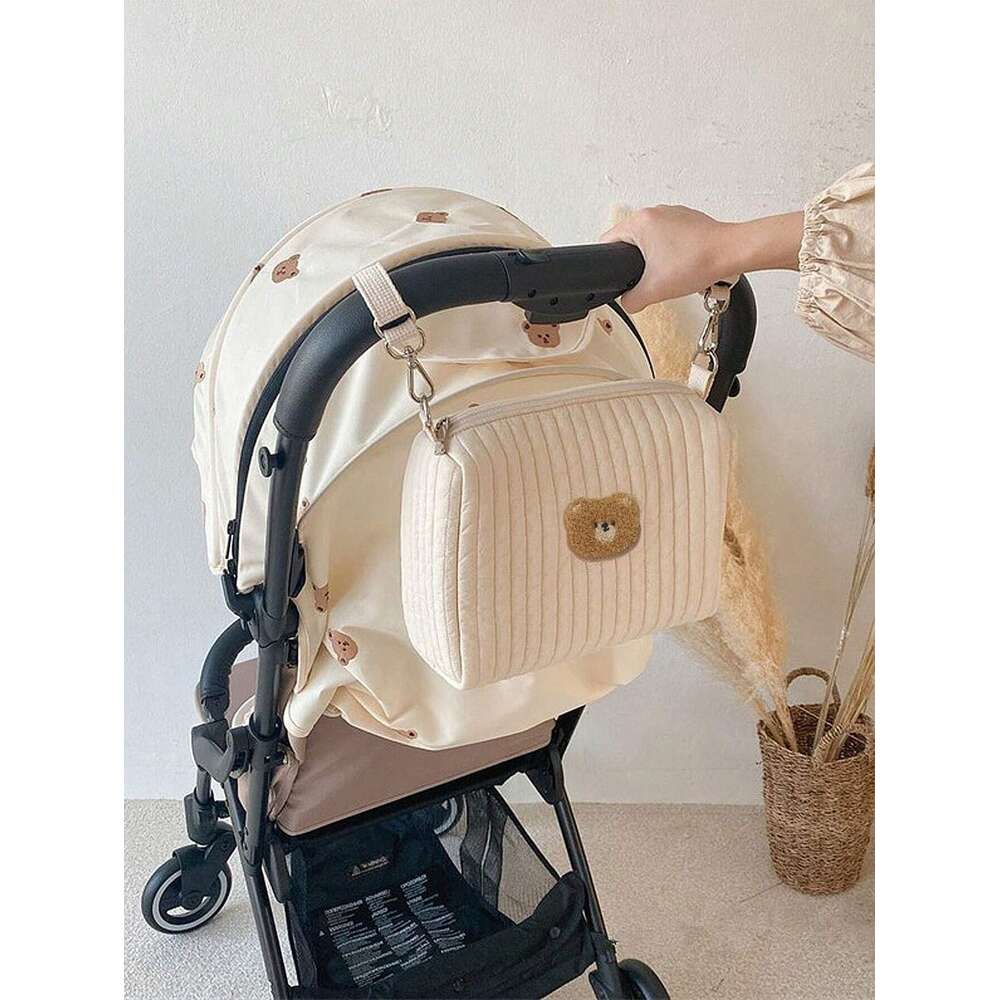 New Ins Handheld Mommy Going Out Bottle Baby Cart Storage Hanging Bag