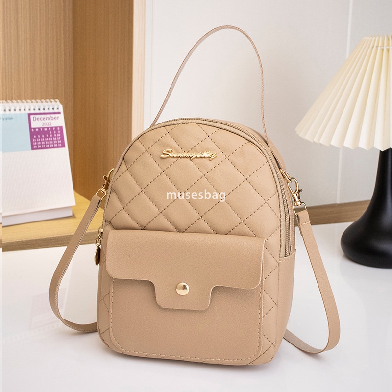 European and American women's temperament new backpack Korean student embroidered backpack practical large capacity lightweight leisure backpack 