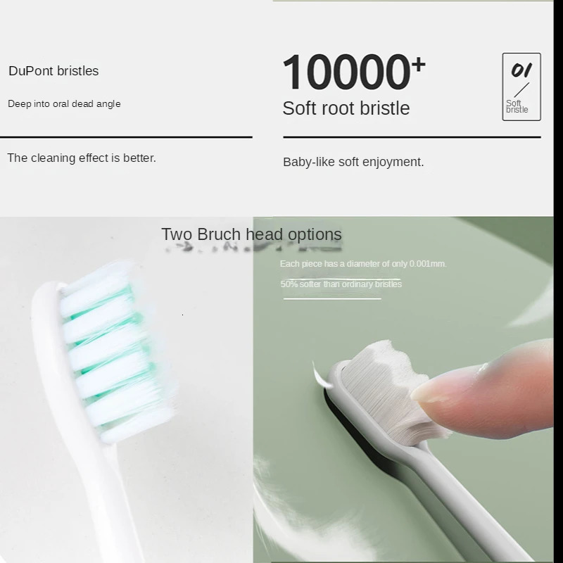 Sonic electric toothbrush suitable for adult charging wireless charging bracket oral ultrasound travel box soft brush perfect gift 240702