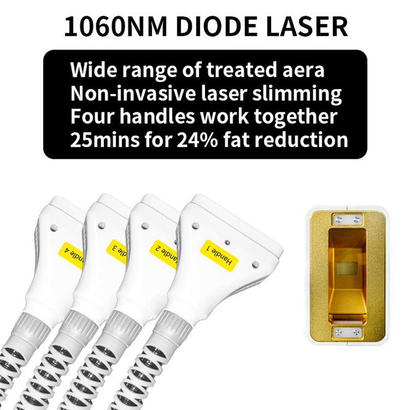 New Tech 10600nm Diode Laser Slimming System Fat Burning Machine For Cellulite Reduction Therapy Loss Weight Body Slimming