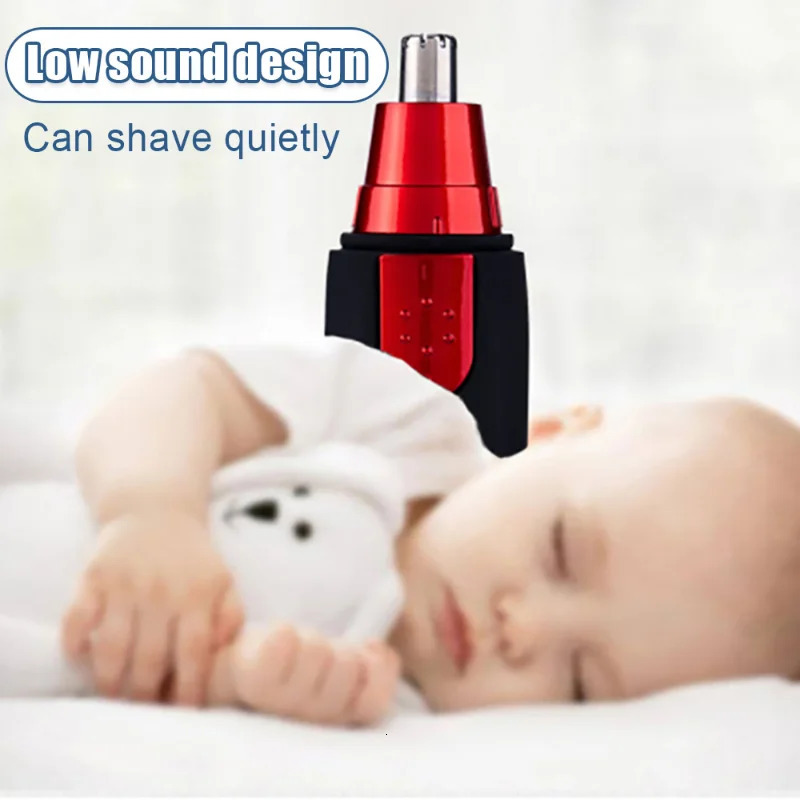 Electric nose hair trimmer ear face eyebrow hair cleaning trimmer home male female nose hair trimmer 240703