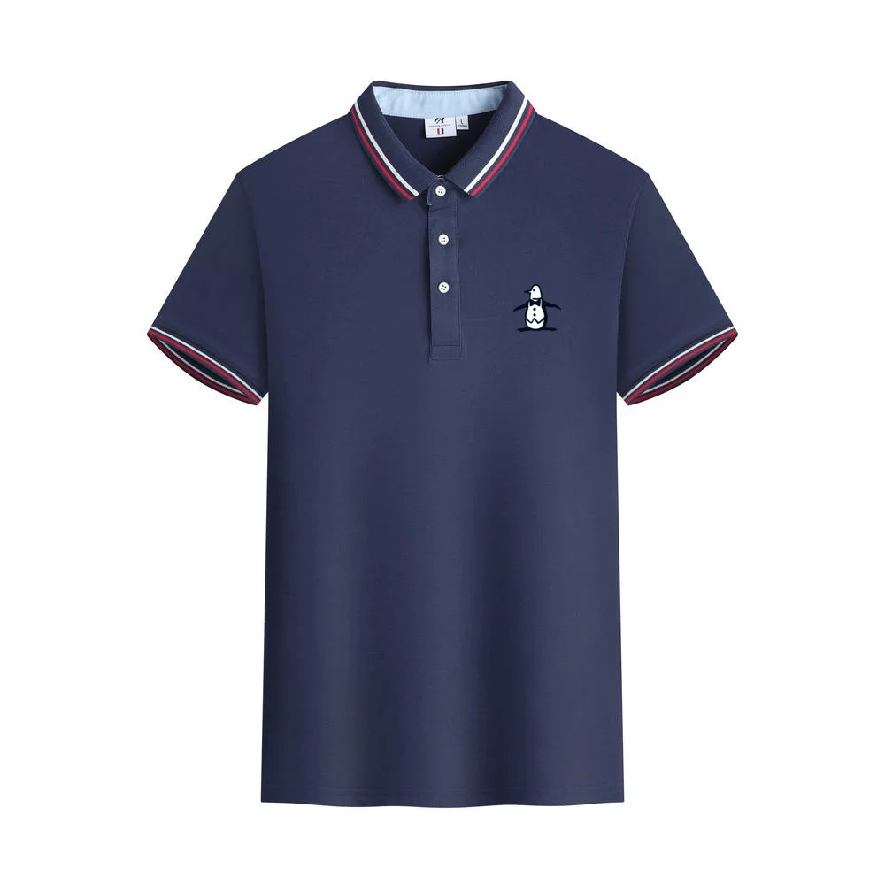 2024 Munsing wear Mens Summer Polo Fashion Sports Leisure Mens Golf Clothing 240703