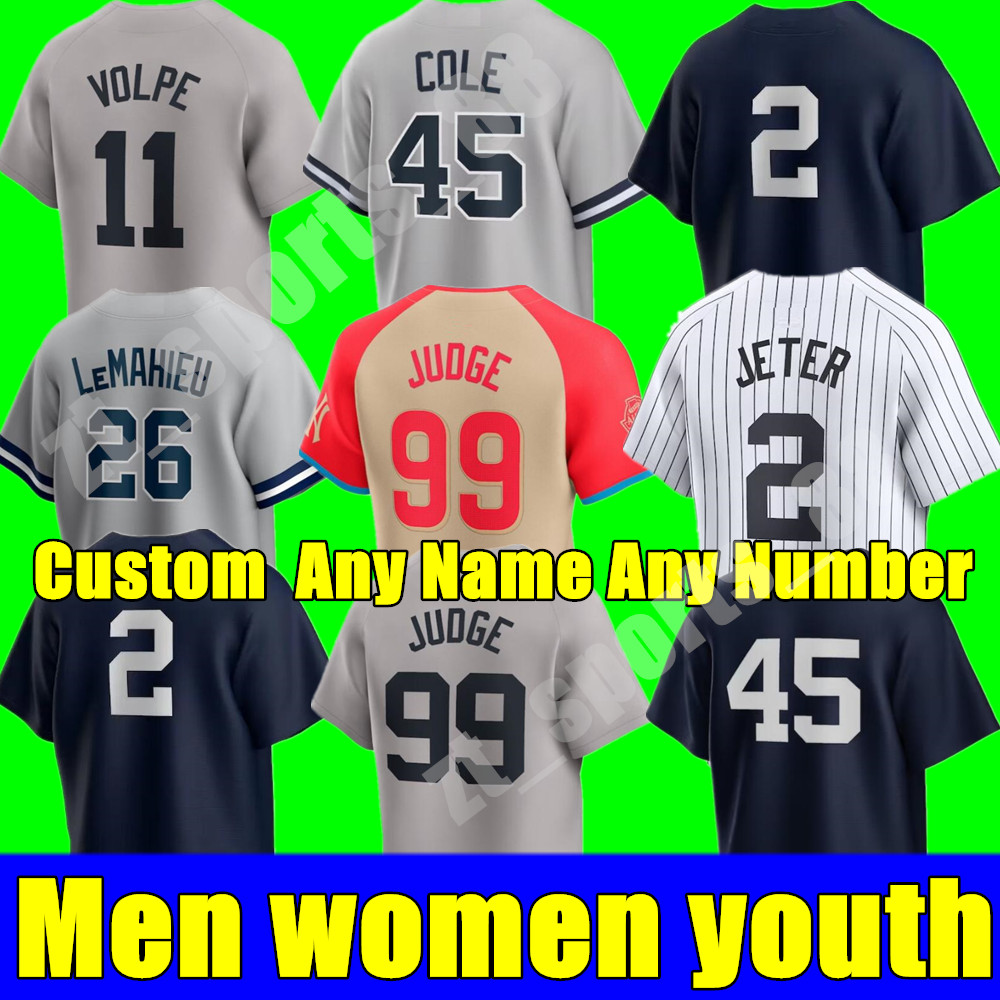 2024 All-Star S-4XL Aaron Judge 22 Juan Soto Jersey Anthony Volpe Anthony Rizzo Nestor Cortes Jr. Giancarlo Stanton Aaron Yankee Gallo Torres Gerrit Cole Men Women Youth