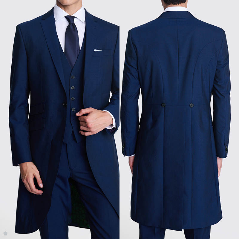 Formal Business Men Suits Set Wedding Tuxedos 3 Pieces Long Blazer Pants Custom Made Prom Dress Male White Party Coat Jacket