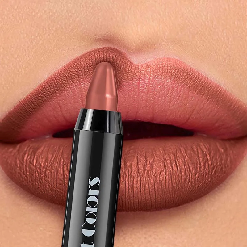 1PC 8 Colors Velvet Matte Lipsticks Pencil Waterproof Long Lasting Sexy Red Lip Stick Non-Stick Cup Makeup Lip Tint Pen Cosmetic 240703