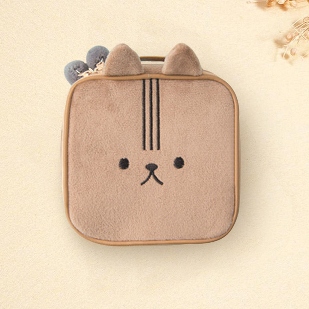 Portable Kawaii Soft Plush Bunny Pouch Cute Bags Large Capacity Travel Organizer Makeup Brushes Pouches Cosmetic Cases H7.4#16 zhanyishengli