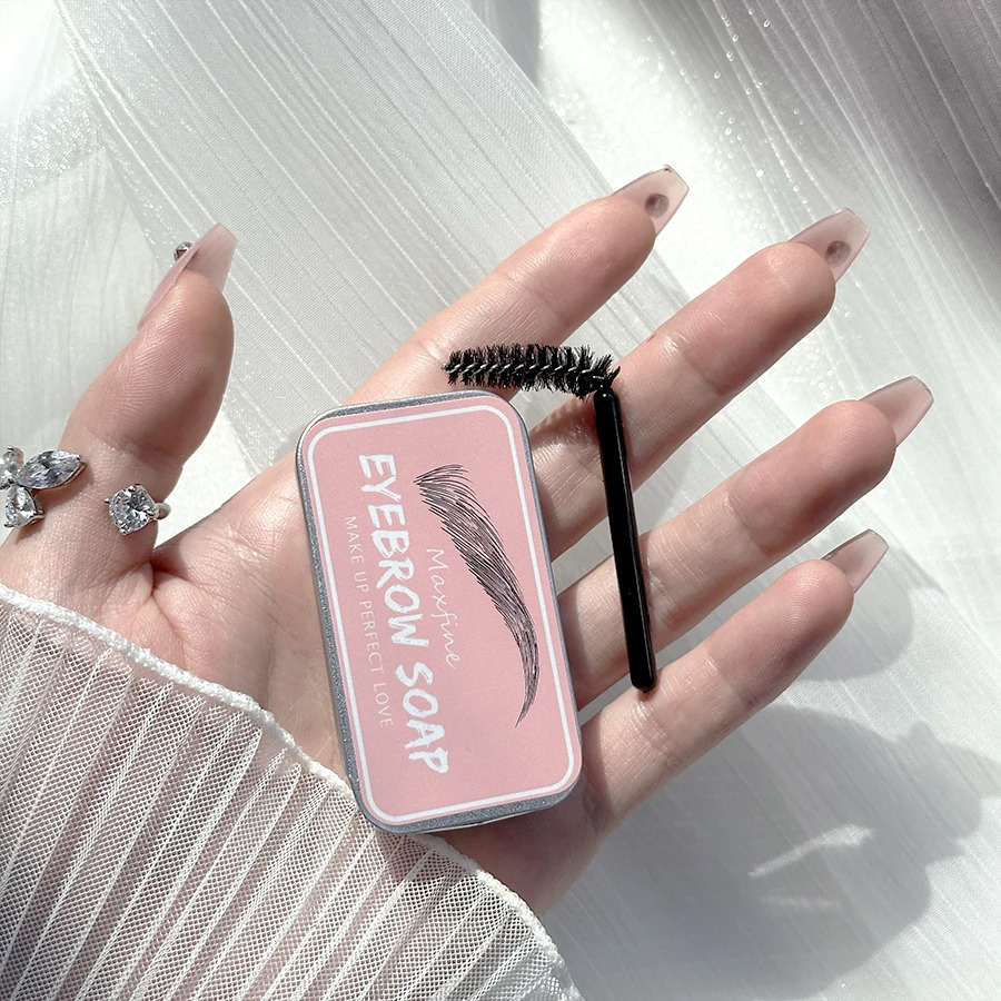 Waterproof Transparent Eyebrow Soap Long-Lasting Natural Wild Brow Styling Eyebrow Makeup 240703