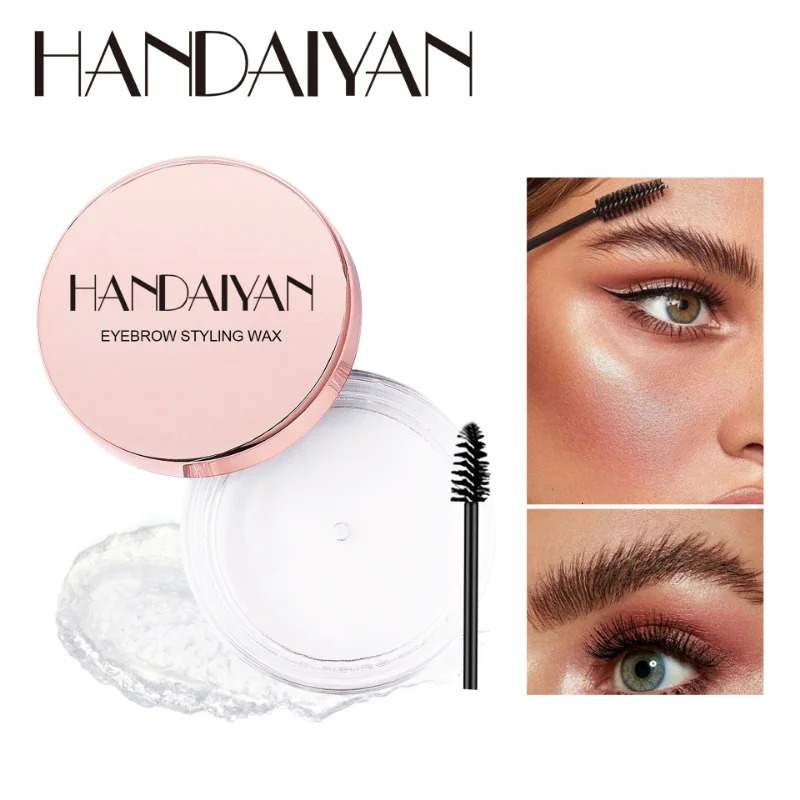 Wild Brow Wax Colourless Wax Eyes Brow Gel Long-Lasting 3D Feathery Wild Brow Styling Easy To Wear Makeup Eyebrow 240703
