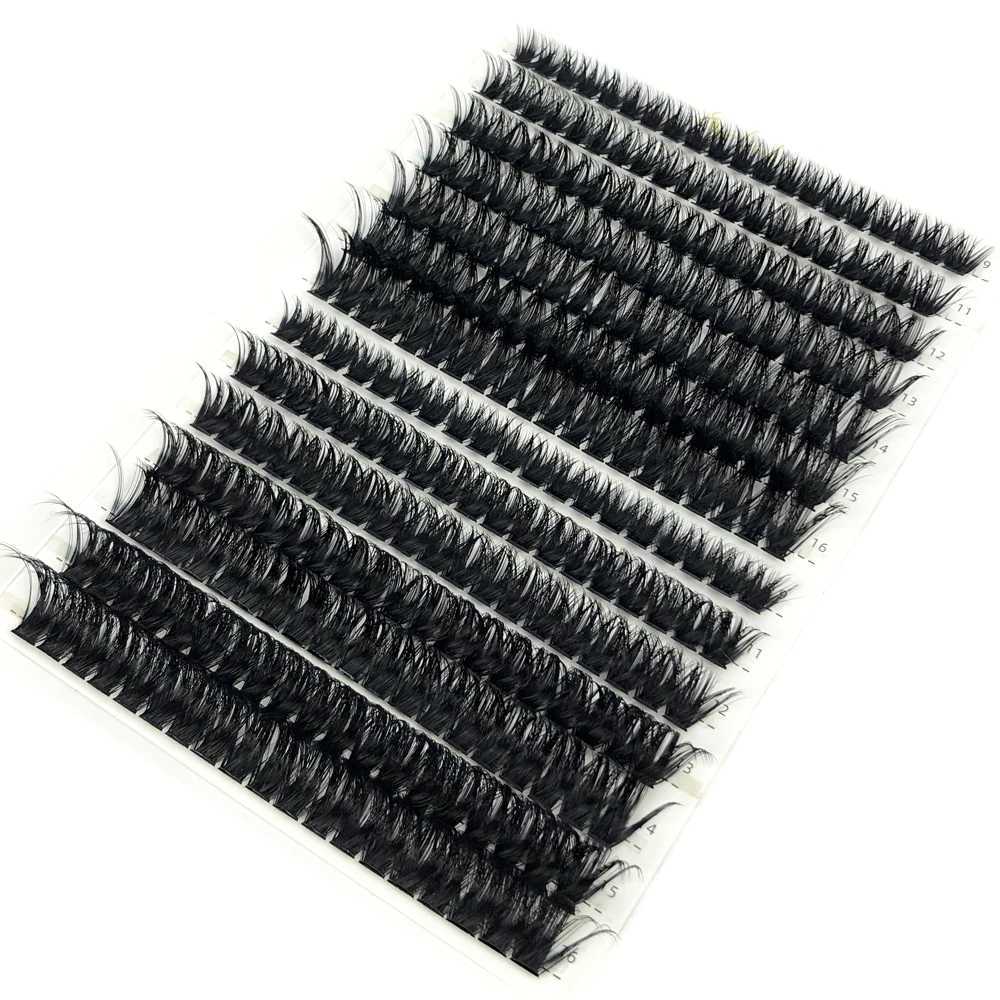 False Eyelashes 30D 40D 60D 80D Mixed Tray Individual Lashes 3D Russia Volume Eye Lashes Soft Natural Lashes Mink Lash Cluster False Eyelashes Q240703