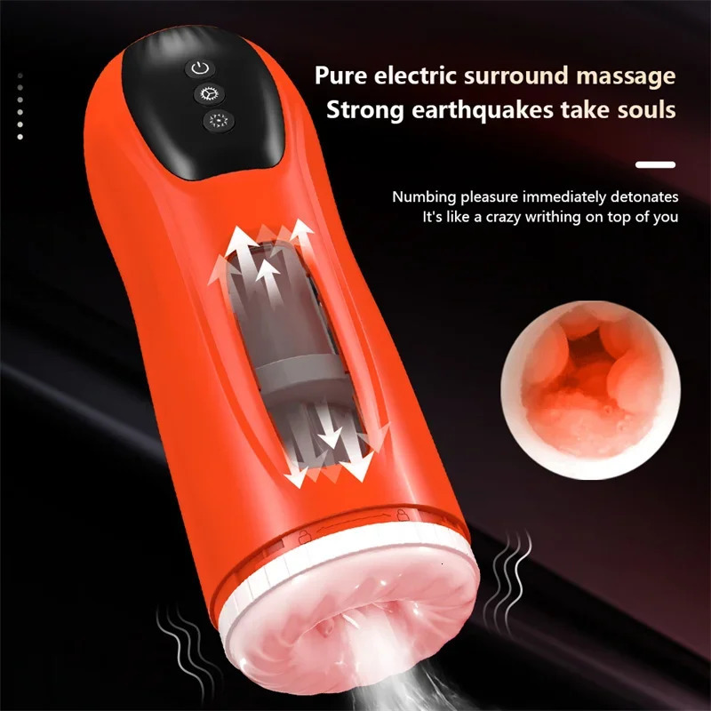Massager Head Automatic Man Masturbator Heated Vagina Toys For Aldult Xxx Suckin Industrial Vagina Cup Sex Tooys For Man Toys 240627