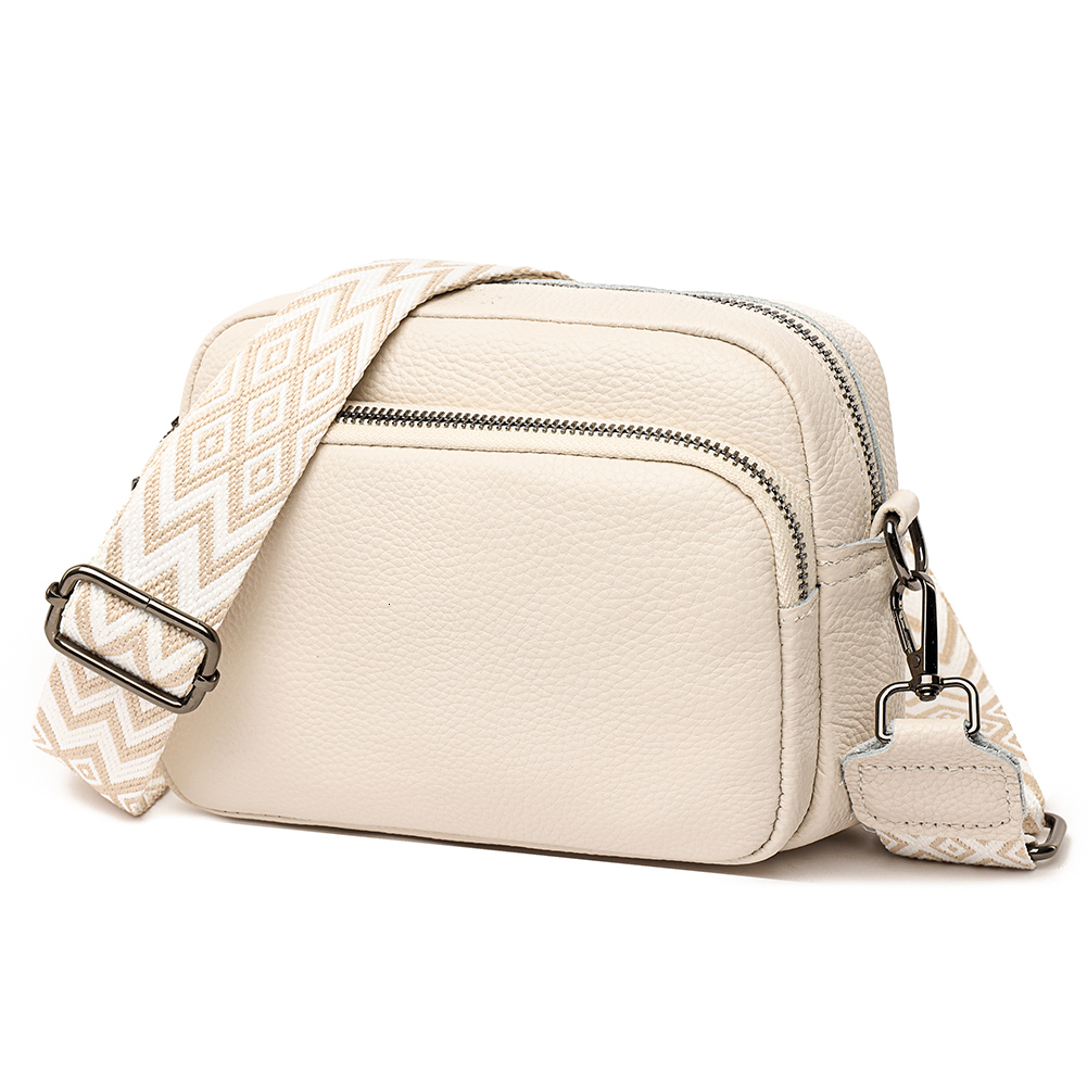 Women 2024 New Genuine Leather Simple Design Trend Crossbody Bags High Quality Female Cowhide Ladies Shoulder Bag H7.4#18.9