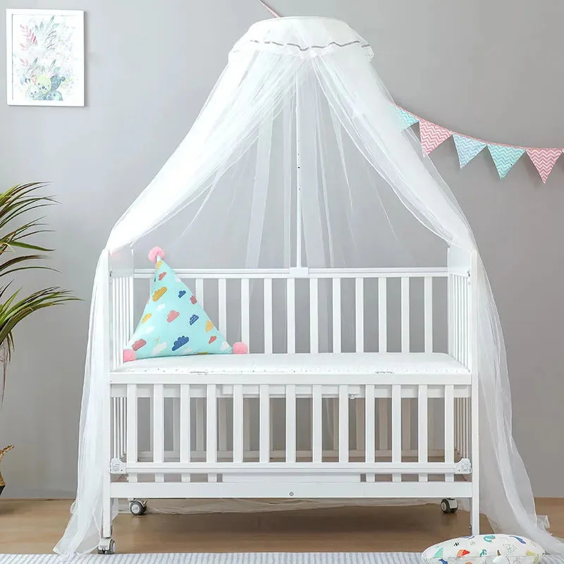Foldable Infant Bed Full Cover Mosquito Netting Canopy Summer Baby Crib Dome Universal Mosquito Net Children Bedding Supplies 240701