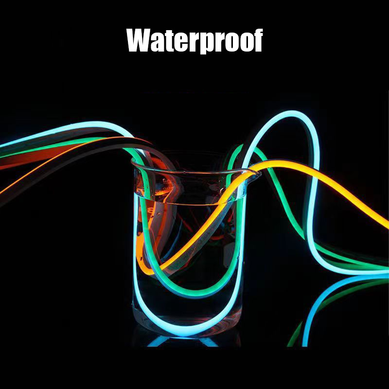 16.4FT 5M LED Neon Strip Lights 12V Waterproof Outdoor Room Led Strip Tape Flexible Ribbon Lamp for Outdoor Garden Lighting Decoration