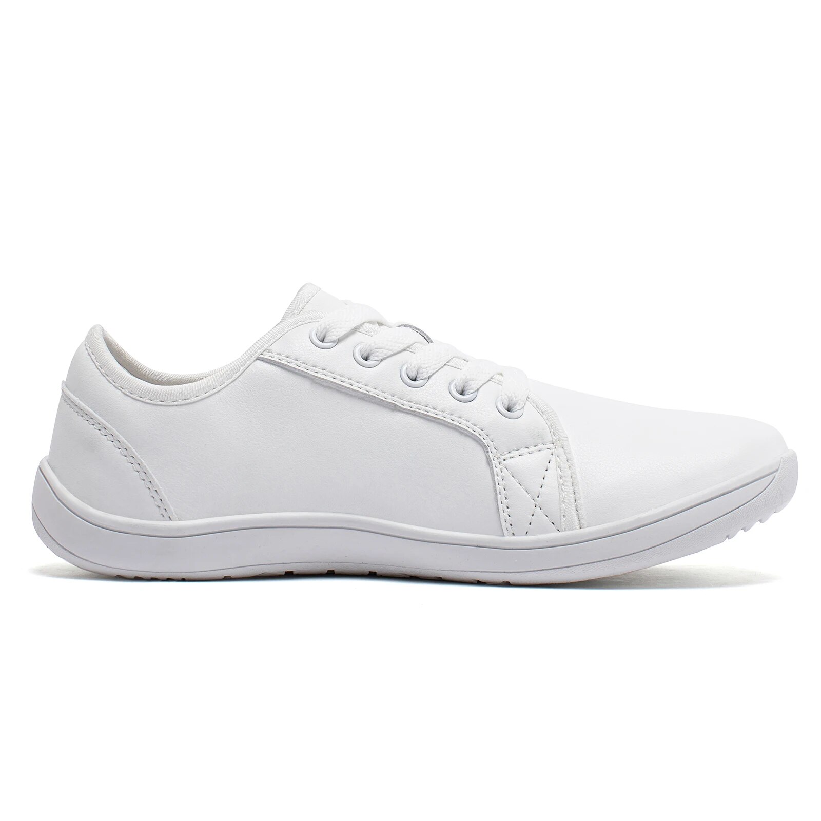 Minimalist Shoes Women Wide Toe Barefoot Zero Drop Shoes Leather Fashion Sneakers