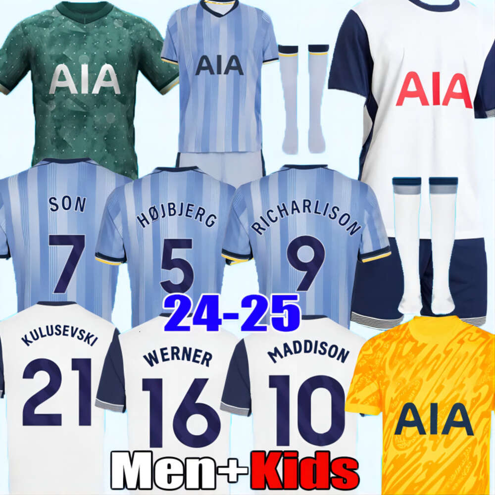24 25 SON WERNER SKIPP BISSOUMA MADDISON 2024 football shirt Kit Soccer Jerseys VAN DE VEN KULUSEVSKI RICHARLISON PEDRO PORRO ttottenham SPURS Men kids kit set tops
