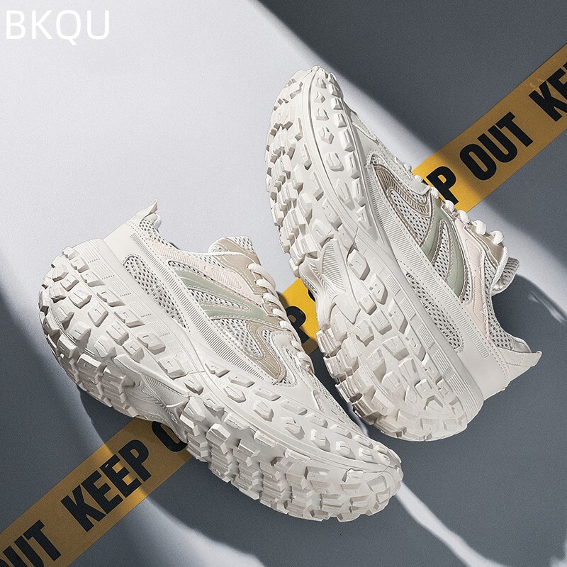 Original Men's Mesh Thick-Soled Tire Casual Sports Shoes Wear-Resistant Lightweight Comfortable Breathable Fashion Trend