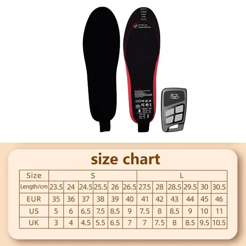 USB Heated Shoe Insoles for Feet Warm Sock Pad Mat 3500mAh Battery Rechargeable Foot Warmer Washable Thermal Insoles 240703
