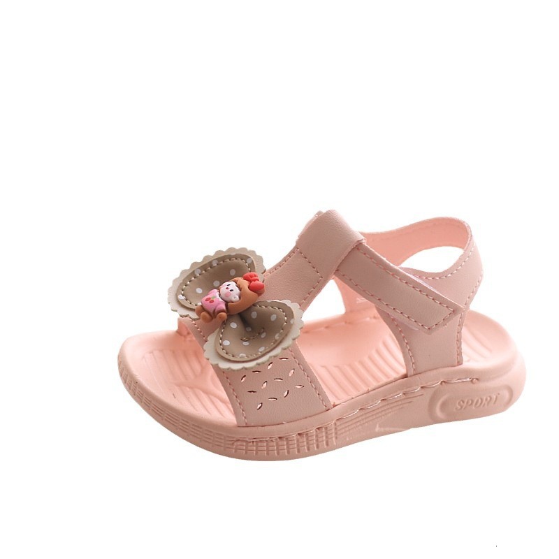 Baby Bow Princess Style Summer New Little Girl Sweet Children's Beach Sandals F704-20