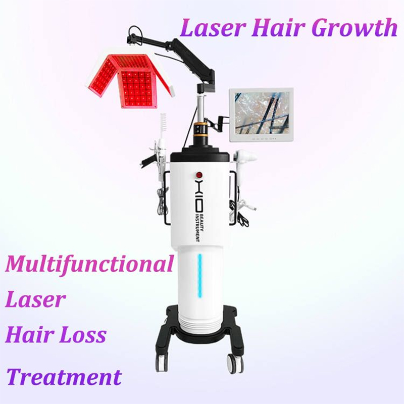 Best Selling LED Light Diode Hair Loss Treatment Laser Hair Growth Machine Promotes Hair Regrowth Scalp Massager Care Energize Hair Follicles Device