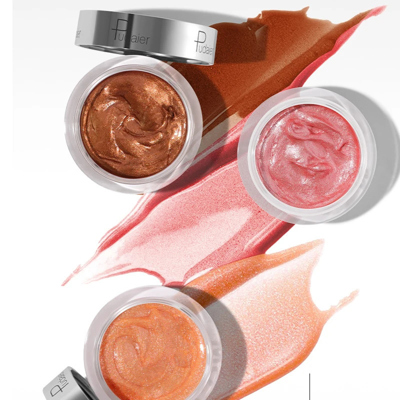 Pearl Glitter Mashed Potatoes Eye Shadow Gel Cream Liquid Highlight Face Body Diamond Brighten Shimmer Natural Contour Makeup 240704