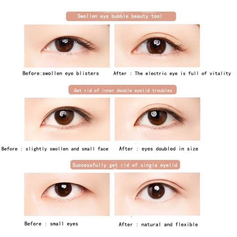 3 Boxes U N Y Eyelid Tape Sticker Invisible Double Eyelid Paste Stripe Self-adhesive Natural Bigger Eyes Makeup Tool 240703