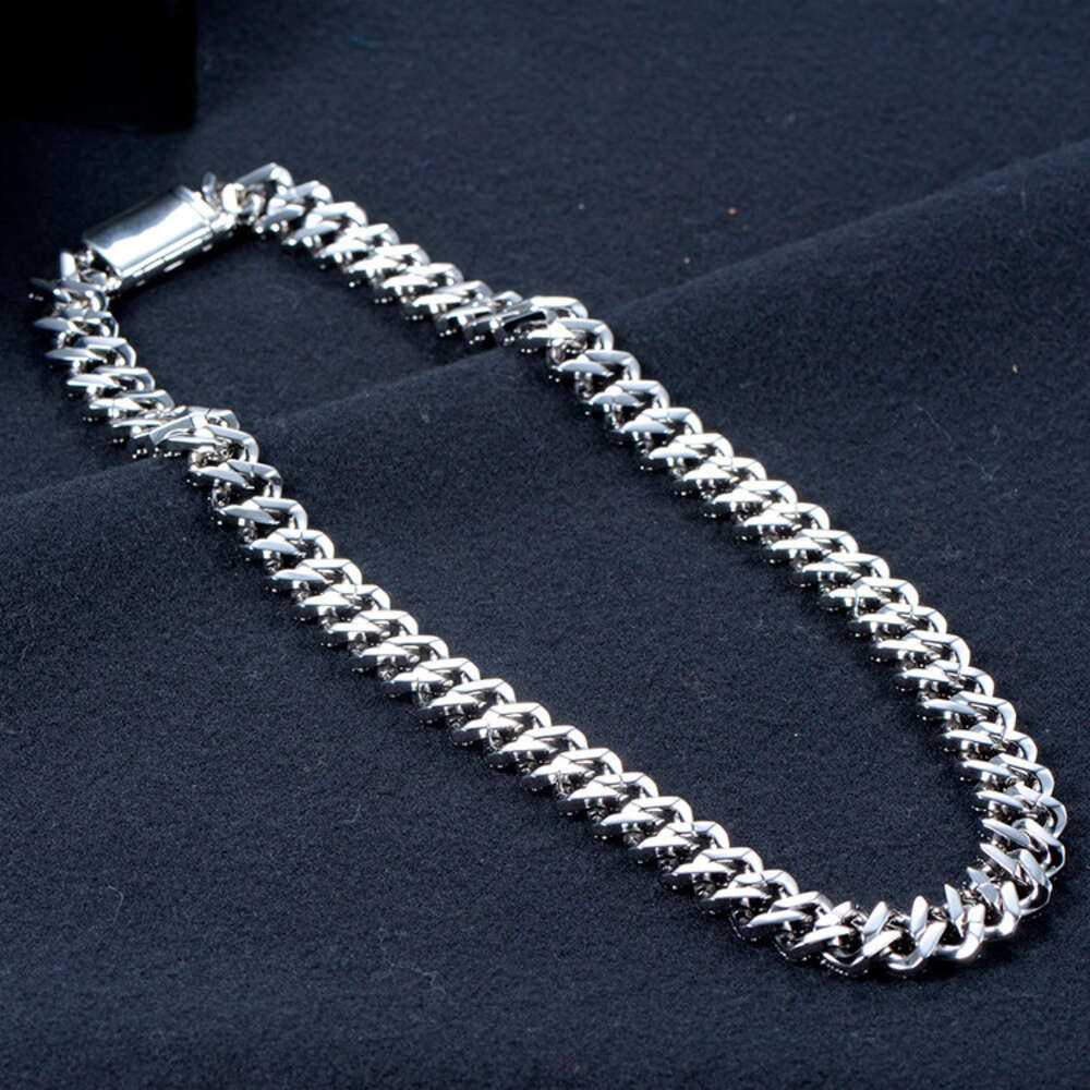 12mm Hip Hop Jewelry Cuban Chain Link Gold Cuban Necklaces Gift for Men Fashion Party Accessories