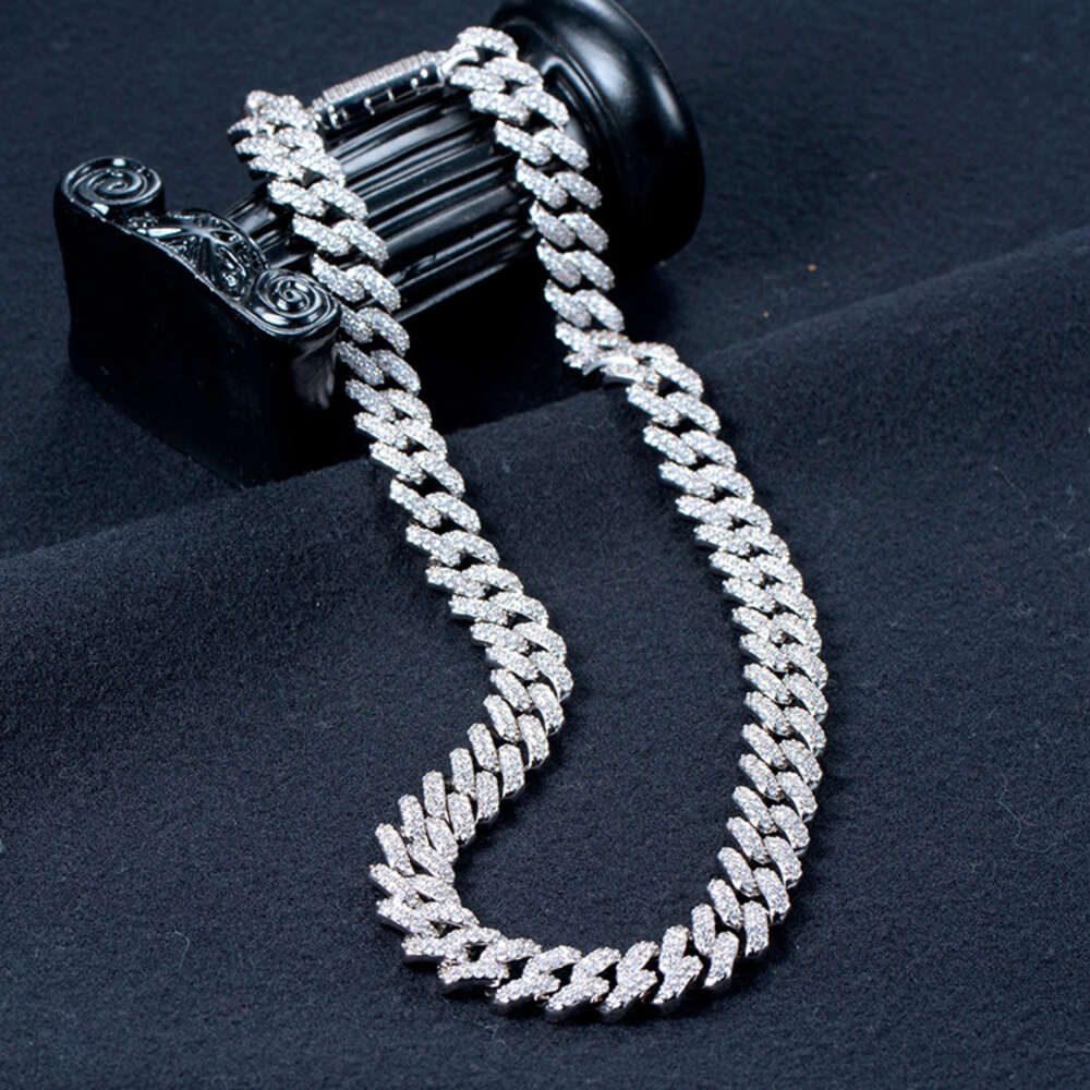 12mm Hip Hop Jewelry Cuban Chain Link Gold Cuban Necklaces Gift for Men Fashion Party Accessories