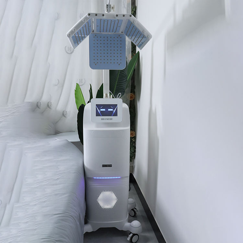 Vertical Laser Therapy 660nm Smart Hair Growth Machine PDT Light Laser Hair Thickener Hair Faster Growing Strengthens Hair Roots Beauty Machine