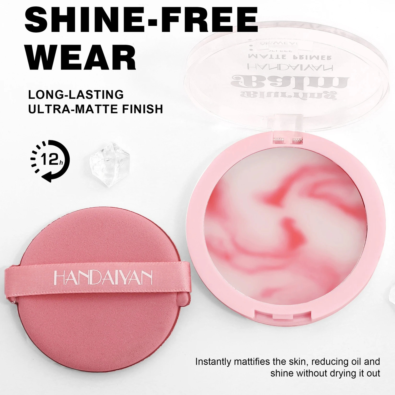 Makeup Matte Primer Moisturizing Balm Oil Control Poreless Smooth Isolation Transparent Makeup Fixing Gel Foundation Base 240704