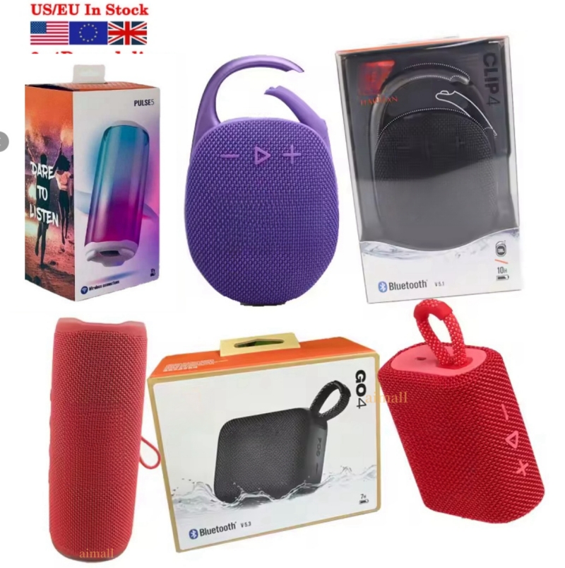 Speaker flip6 Pulse6 speaker Wireless Bluetooth speakers PULSE5 Waterproof outdoor Subwoofer Bass Music Portable Audio System Full Screen Colorful