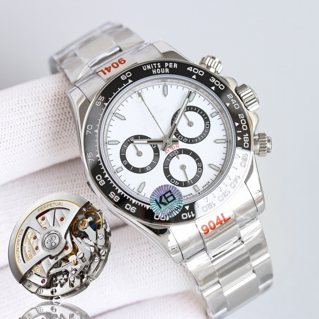 Day tona M126519Ln-0006 AAAAA 5A Quality 1 to 1 SuperClone Watches 40mm Men Automatic Mechanical 4131 Movement Sapphire Glass Steel Band With Box watch