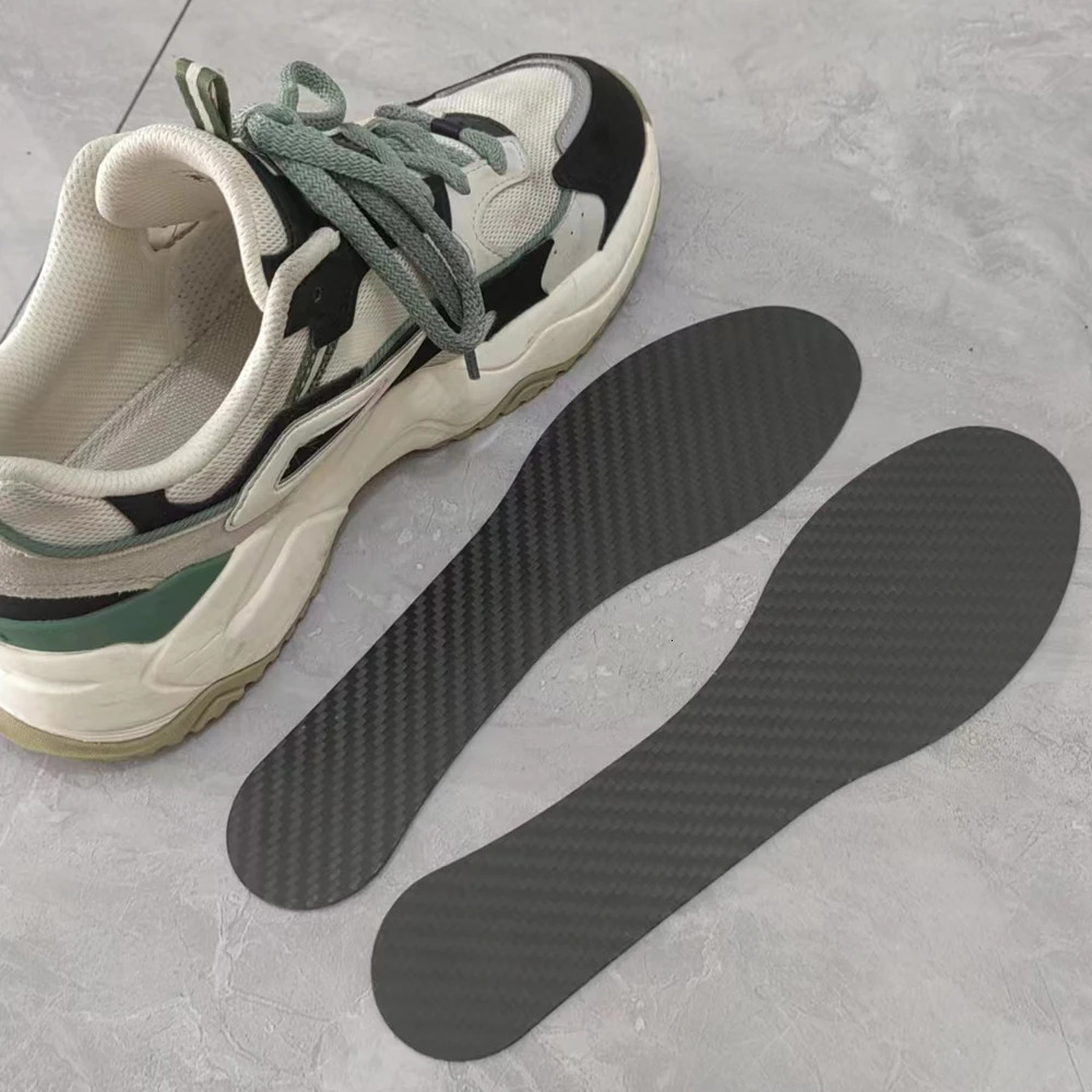 High-Quality 0.8mm1.0mm1.2mm thickness Carbon Fiber Insole Sports Insole Male Shoe-pad Female Ortic Shoe Sneaker Insoles 240703