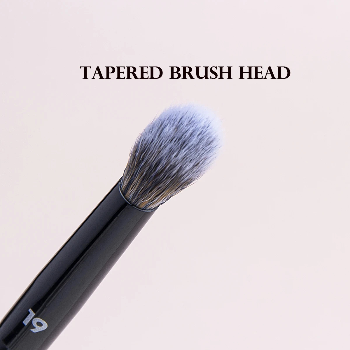 19 Crease Brush Professional Eyeshadow Crease Smudge Blending Makeup Brush Tapered Precise Eye Shadow Powder Crease Brush 240704