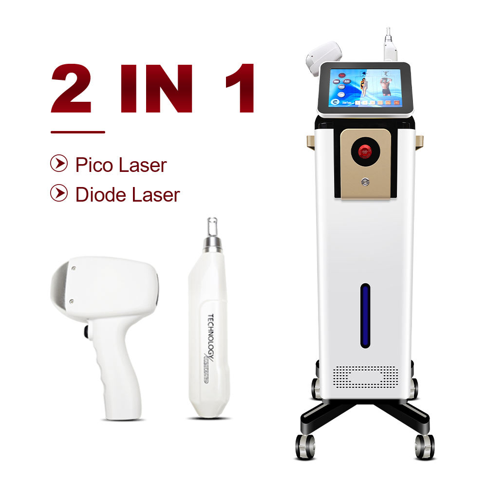 2 In 1 Hair Removal Diode And Pico Second 808 Diode Laser And Pico 2 In 1 808nm Hair Removal Machine