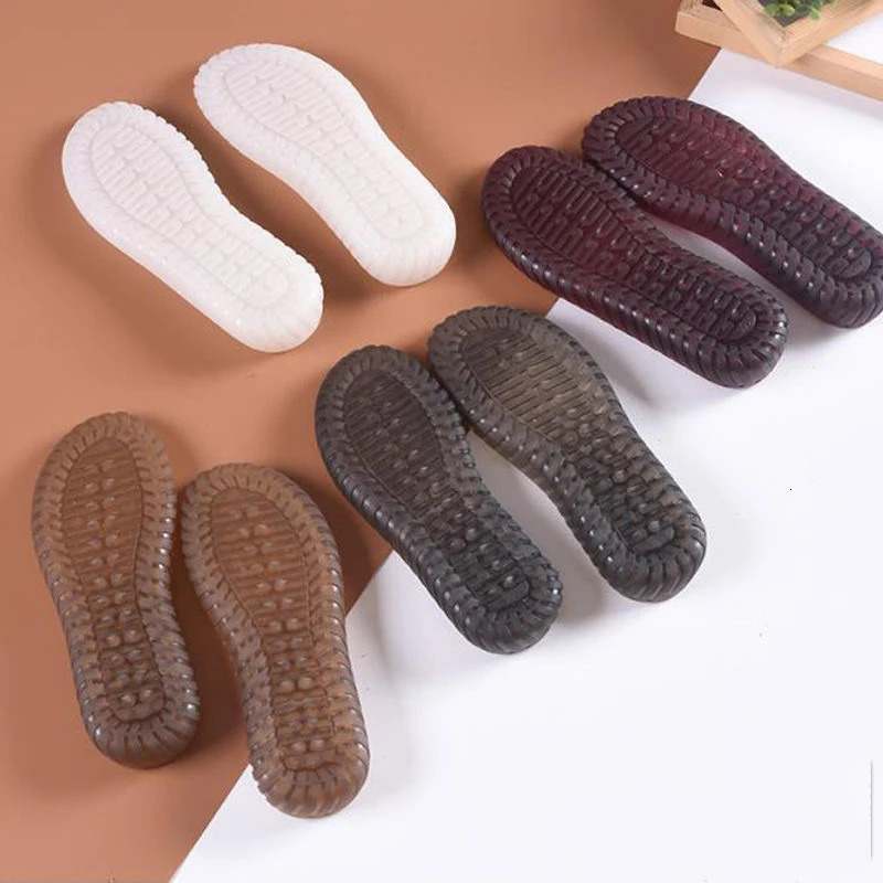 Rubber Shoe Soles Repair for Men Leather Shoes Anti Slip Ground Grip Half Outsoles Replacement DIY Mat Cushion Forefoot Pad Sole 240703