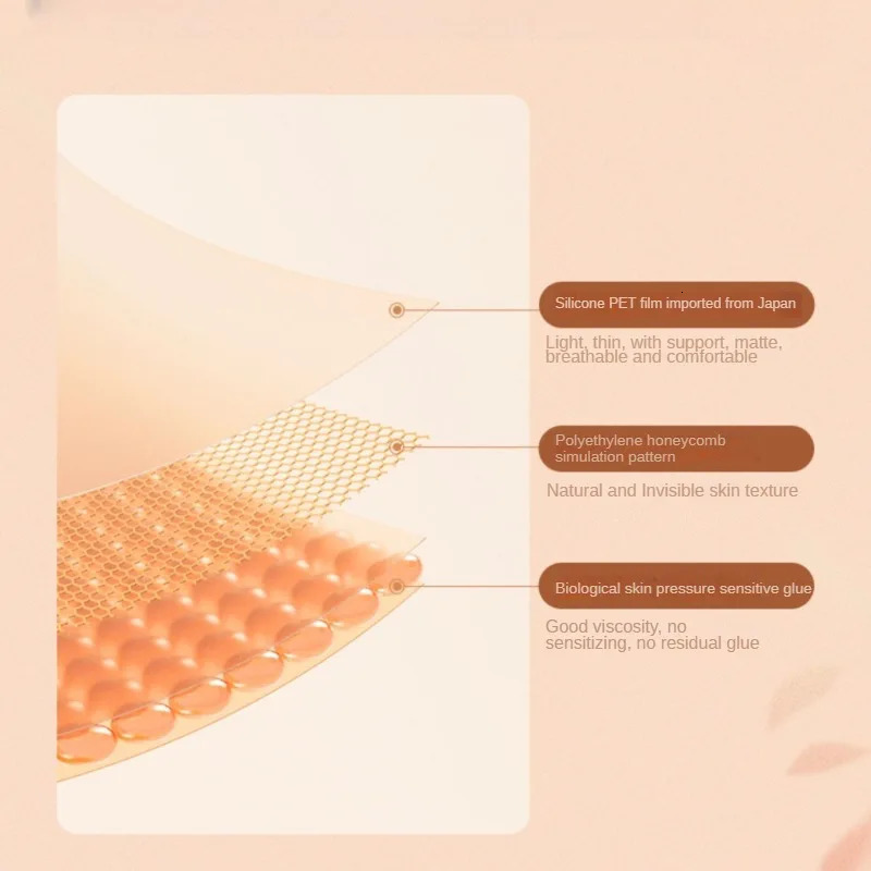 Natural Invisible Double Eyelid Tape Stickers Fiber Instant Eyelid Lift Paste Long Lasting Bigger Beauty Tool o240703