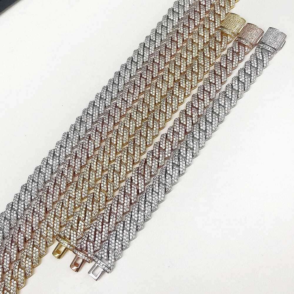 Bulk Supply New Design Hip Hop New Wholesale Diamond Cuban Link Chain for Women Mens Fine Jewelry