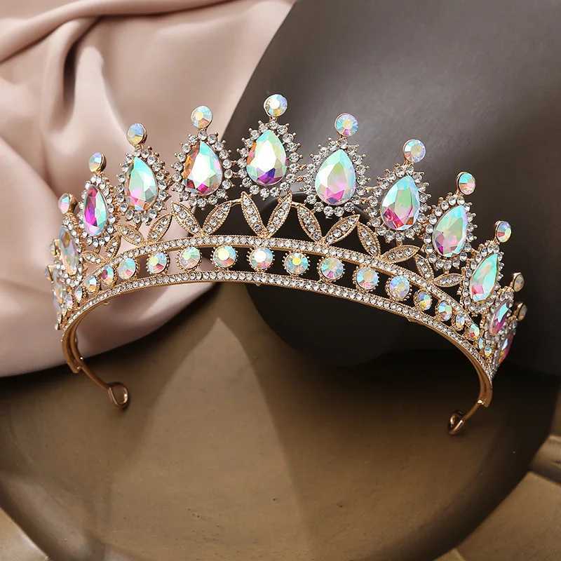 Tiaras Cus Color 15*6.5cm Princess Tiara Weeding Crown and Flower Decoration Tiara or Cake Decoration Crown