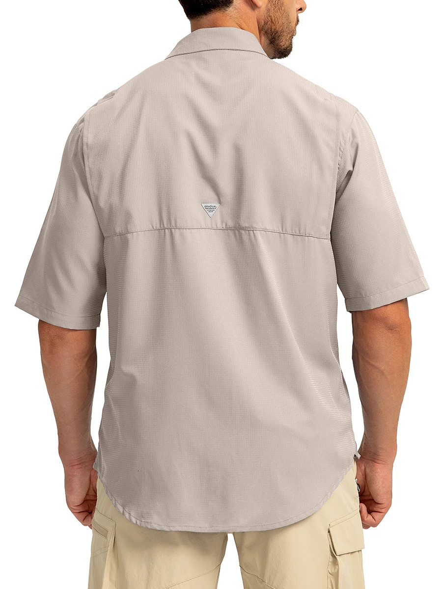 G Gradual Mens UPF 50 Short Sleeve PFG Fishing Shirt 240624