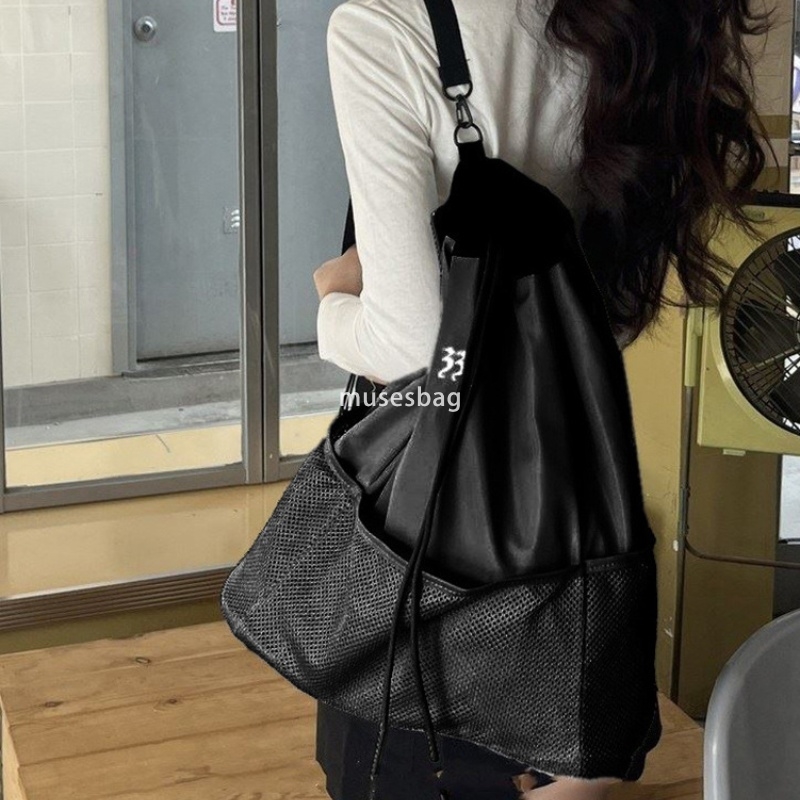 High quality women's high-end waterproof cloth Oxford cloth new high-capacity backpack with large capacity sports and leisure backpack drawstring