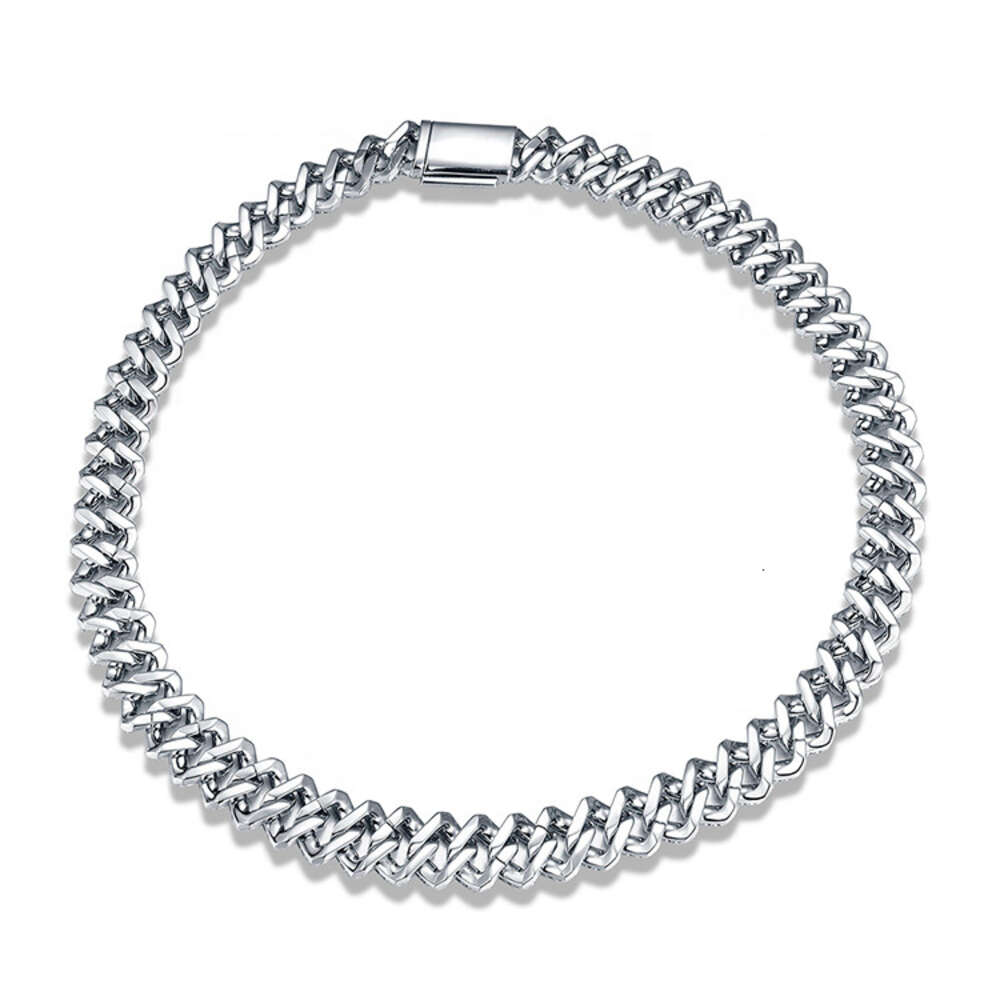 12mm Hip Hop Jewelry Cuban Chain Link Gold Cuban Necklaces Gift for Men Fashion Party Accessories