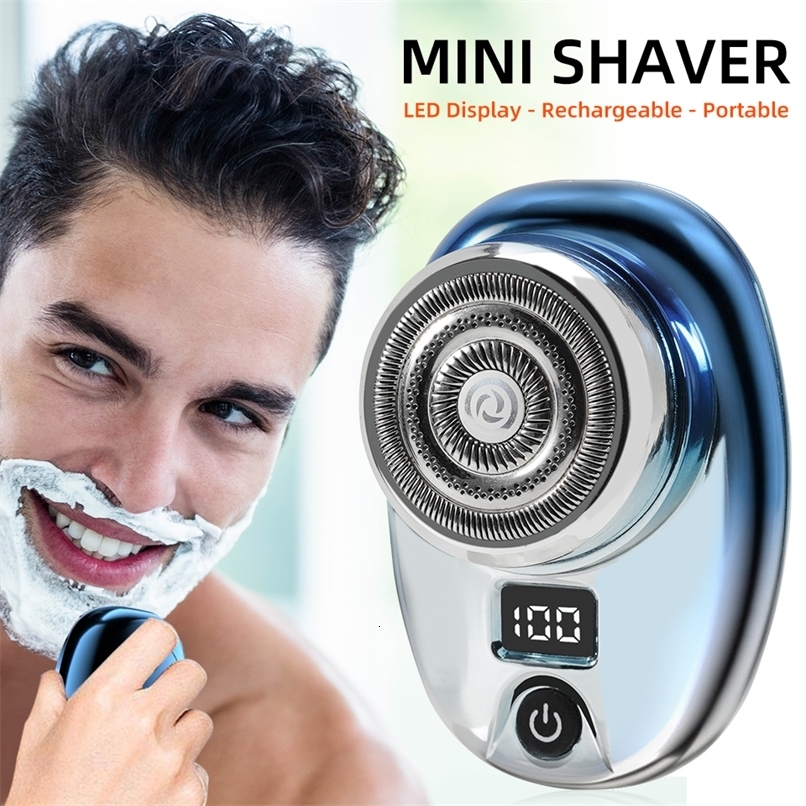 Mini electric shaver wet wash shaver quick charging digital display portable electric shaver charging time upgrade 240703