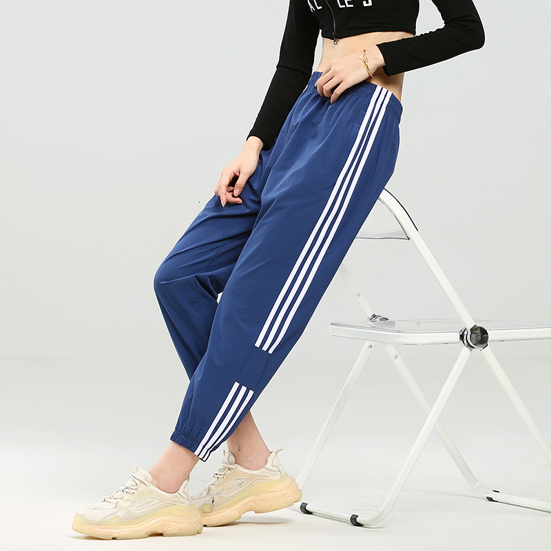 2024 New Four Sided Spring Summer Breathable Silk Elastic Crop Pants for Men and Women Flat Quick Drying Ultra Thin Casual Small Feet Air Conditioned 