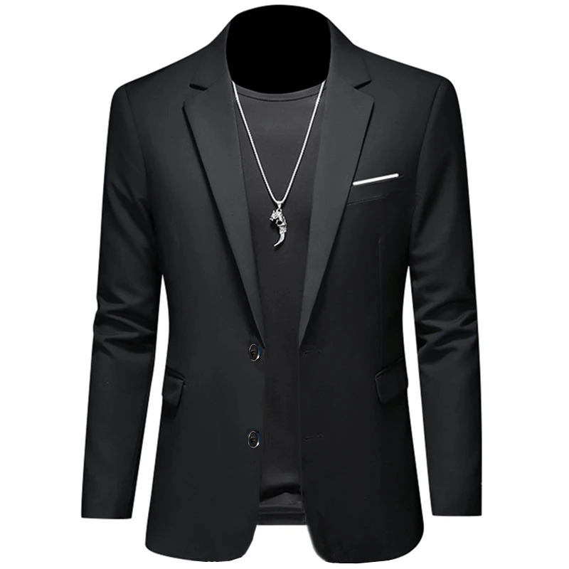Fashion Mens Casual Business Slim Fit Formal Dress Blazers Jacket Suit Coat 240626